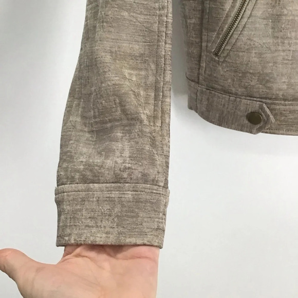 Leo & Sage Moto Style Casual Zip Jacket - Picture 7 of 8